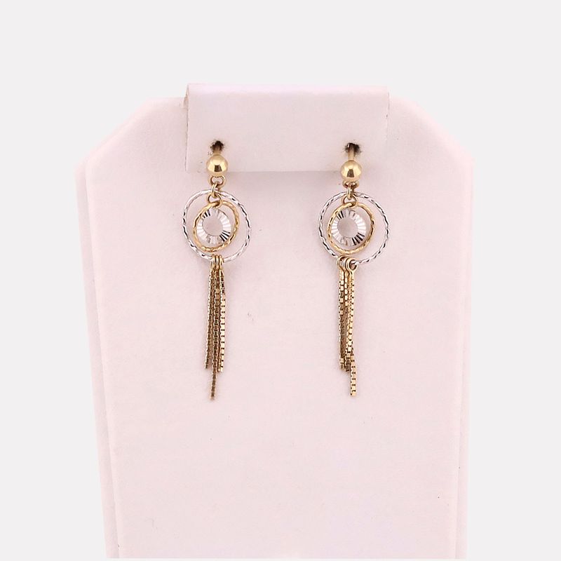 Aretes Largos 10k 1.7g