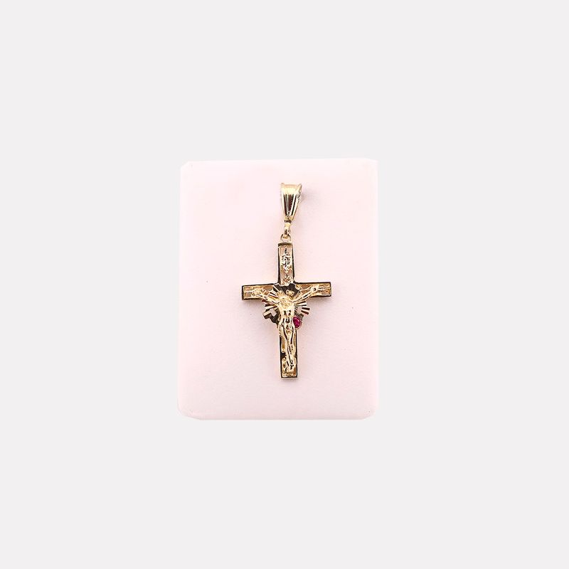 Dije Cruz Cristo C/p  14k 4.5g