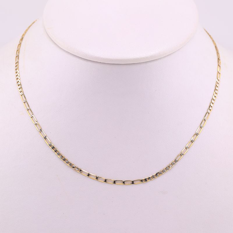 Cadena Eslabon Dimant. 14k 4.7g 60cm