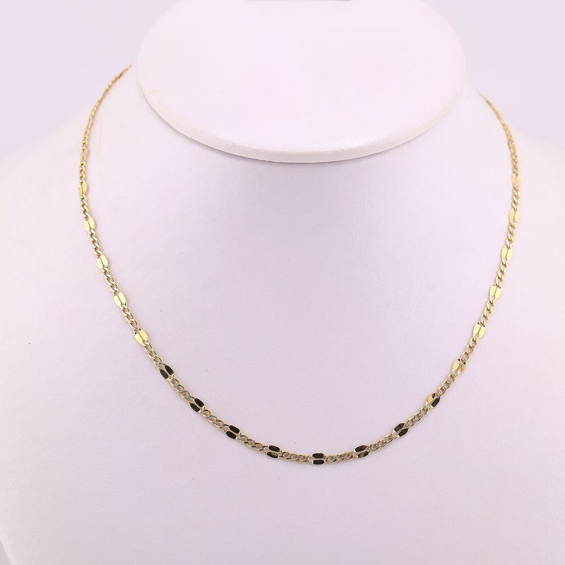 Cadena Mixta 14k 2.9g 30cm