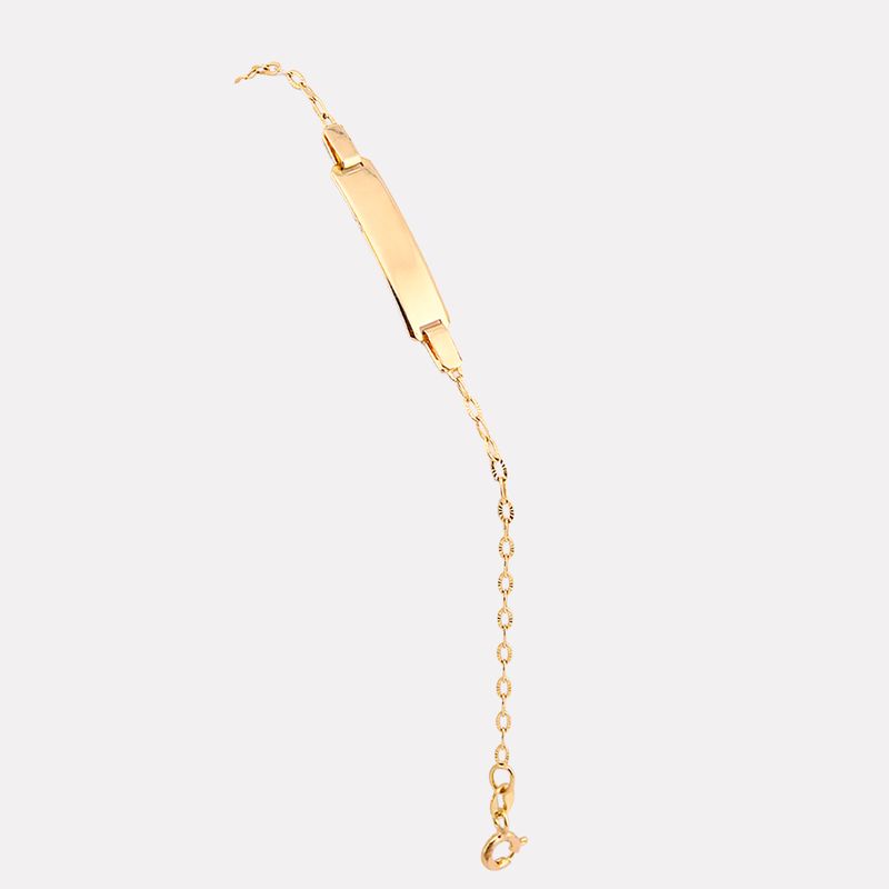 Esclava Eslabon  14k 14g 14cm