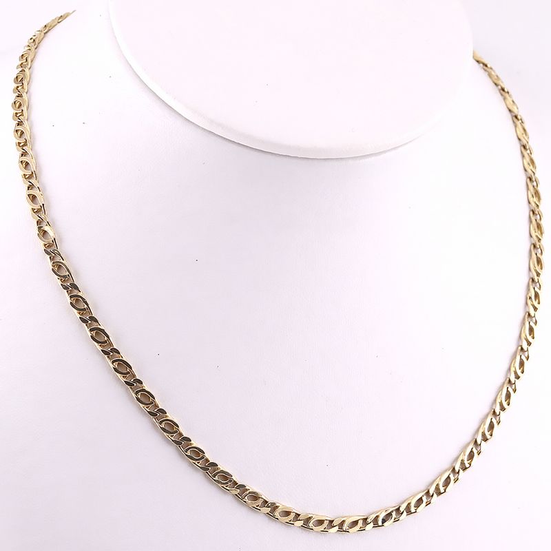 Cadena Ojo De Tigre 14k 9.6g 55cm