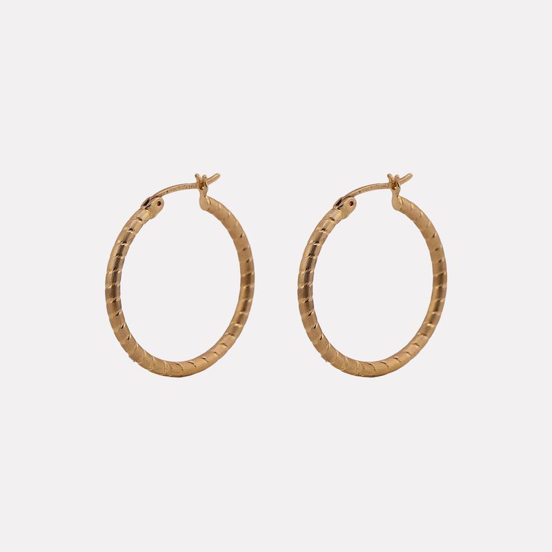 Arracadas Relim. 14k 2.7g