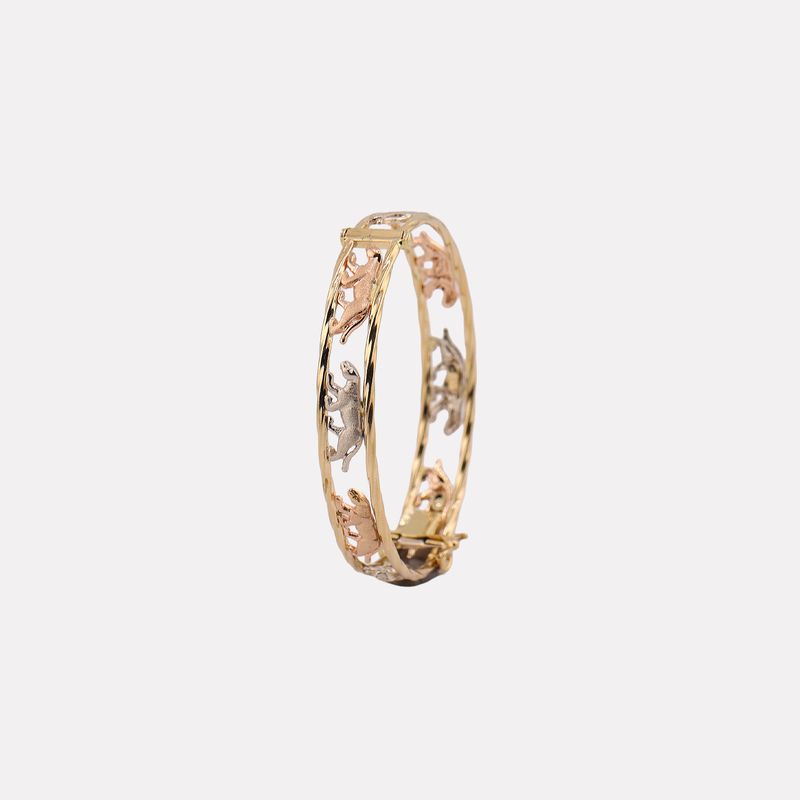 Brazalete Pumas 14k 15.3g