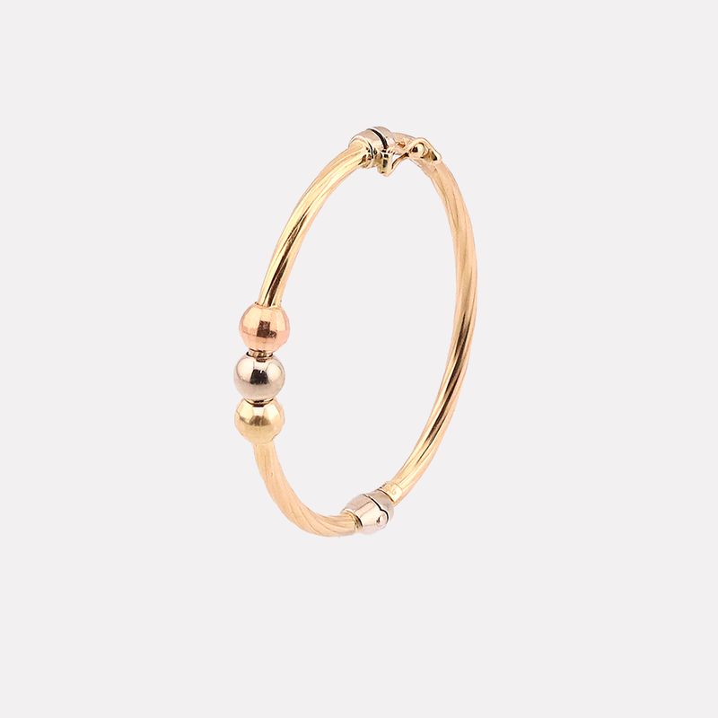 Brazalete C/borlas 14k 4.9g