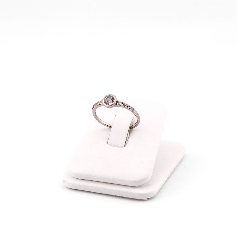 Anillo Bco. C/p 14k 1.7g #7