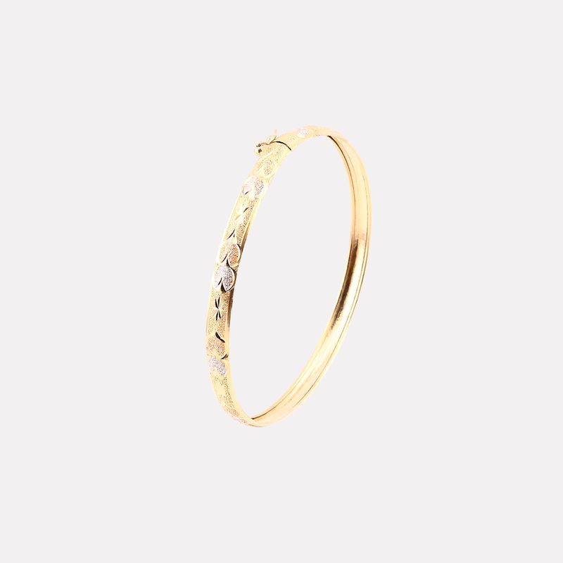 Aro Relimado Corazones 14k 7.1g