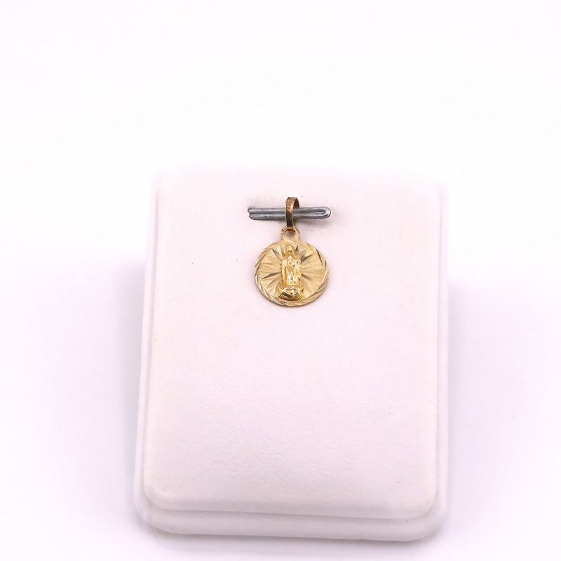 Dije Virgen Circulo 10k 0.8g