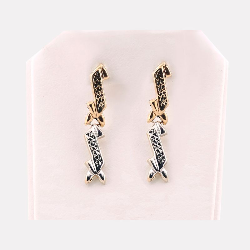 Aretes Tnos 14k 1.8g