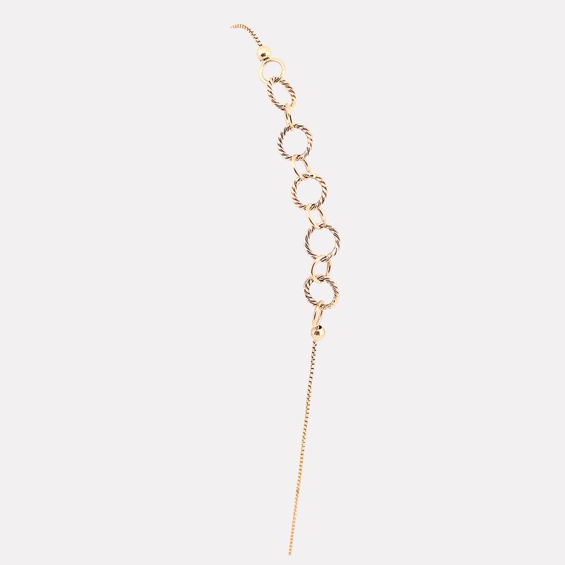 Pulsera Circ. 14k 2.5g 19cm