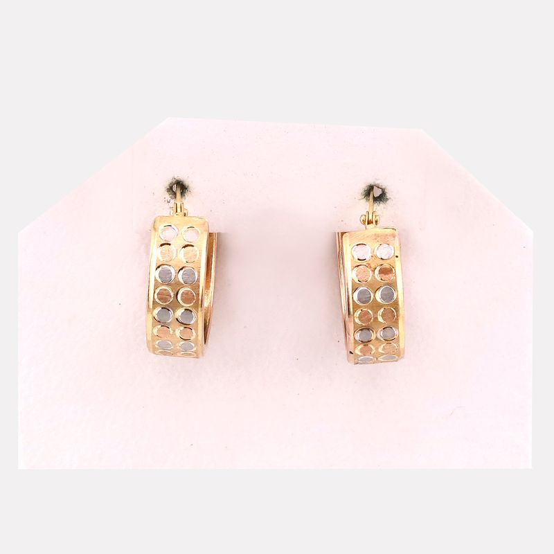 Arracadas Circulos 14k 2.7g