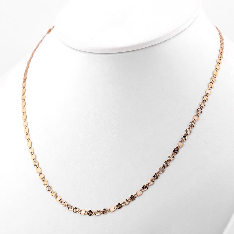 Cadena Mixta 14k 2.7g  50cm