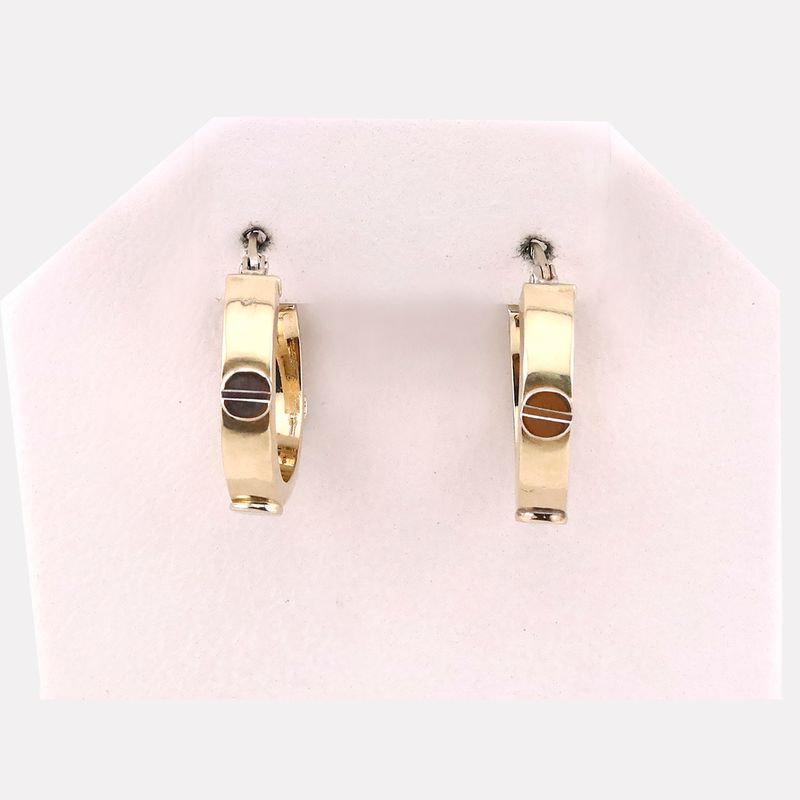 Arracadas Tipo Cartier 14k 3g