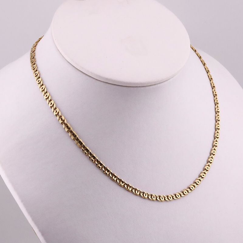 Cadena Ojo De Tigre 14k 16.1g 50cm