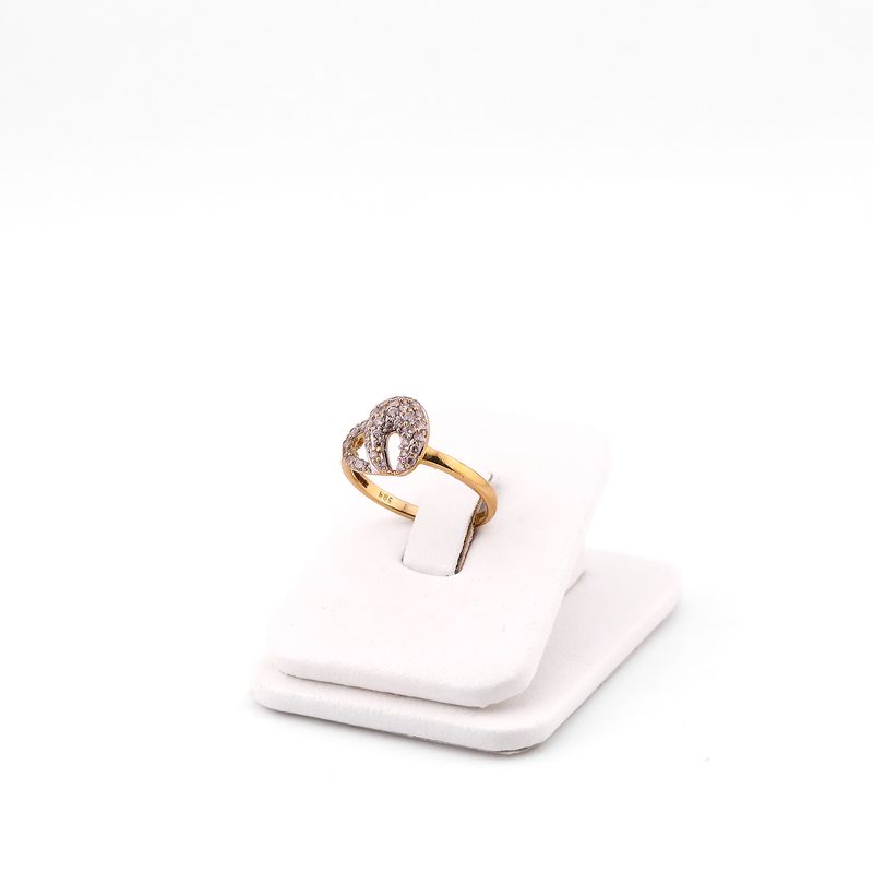 Anillo Corazon C/p Bca  14k 2.1g #7