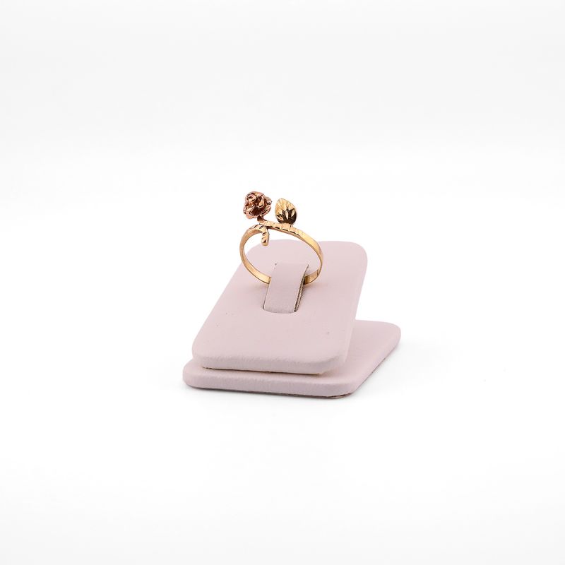 Anillo Rosa 10k 2.3g #8