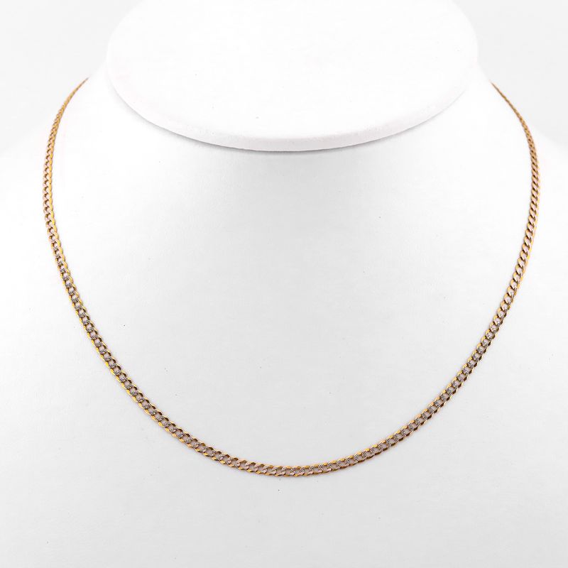 Cadena Eslabon Diam. 14k 3.6g 40cm