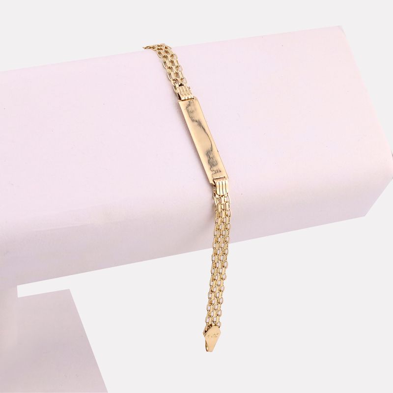 Esclava Tejido Chino 14k 5.1g 15cm