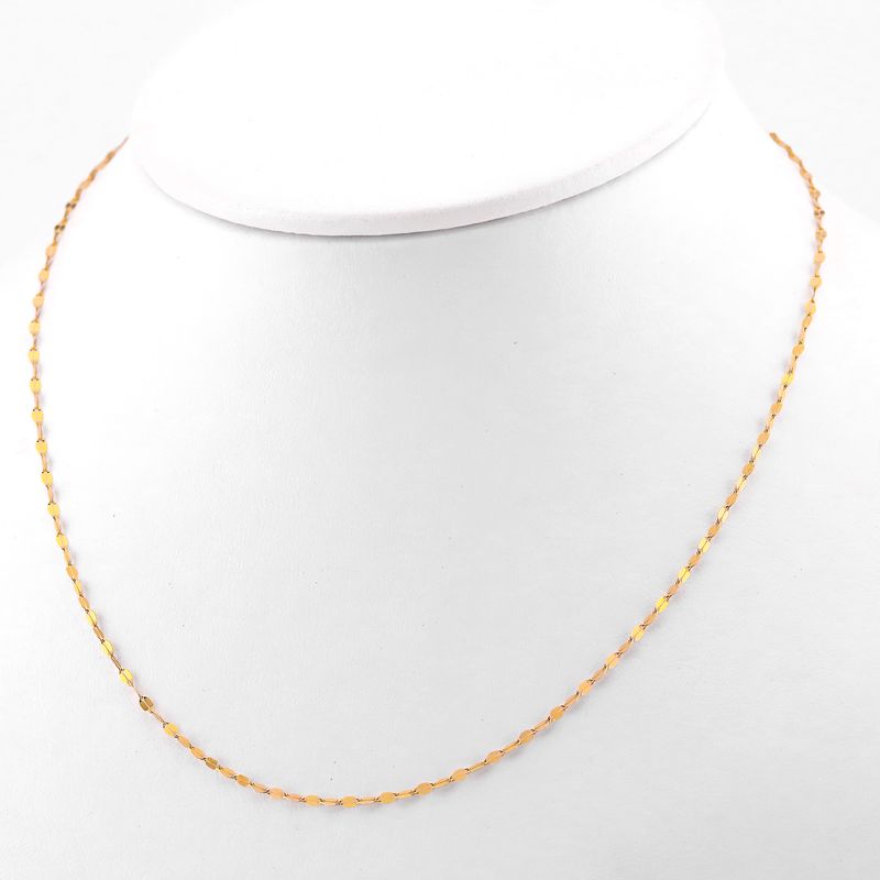 Cadena Granito De Café 14k 1.4g 60cm