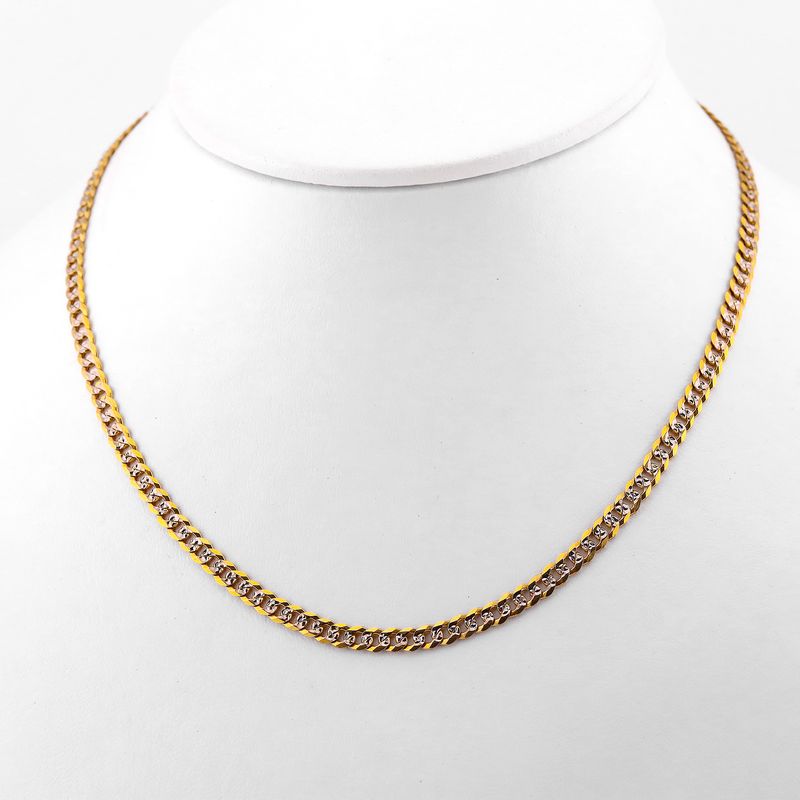 Cadena Eslabon Diamant. 10k 14.5g 60cm