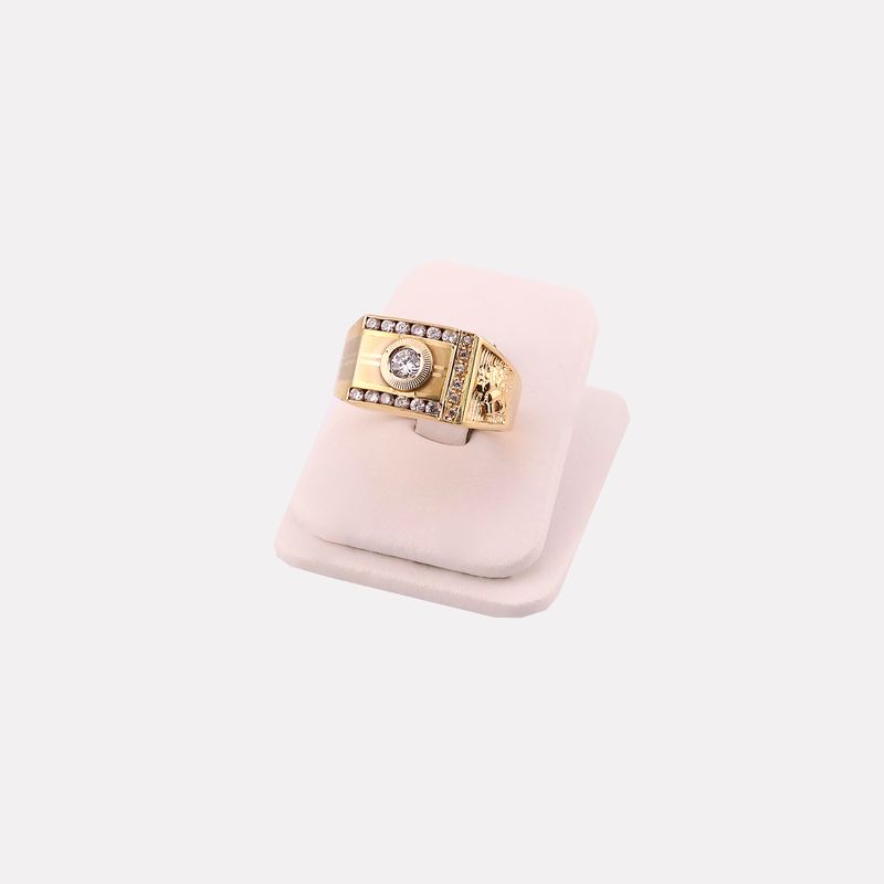Anillo Imit. Versace C/p 14k 12.1g #12.5