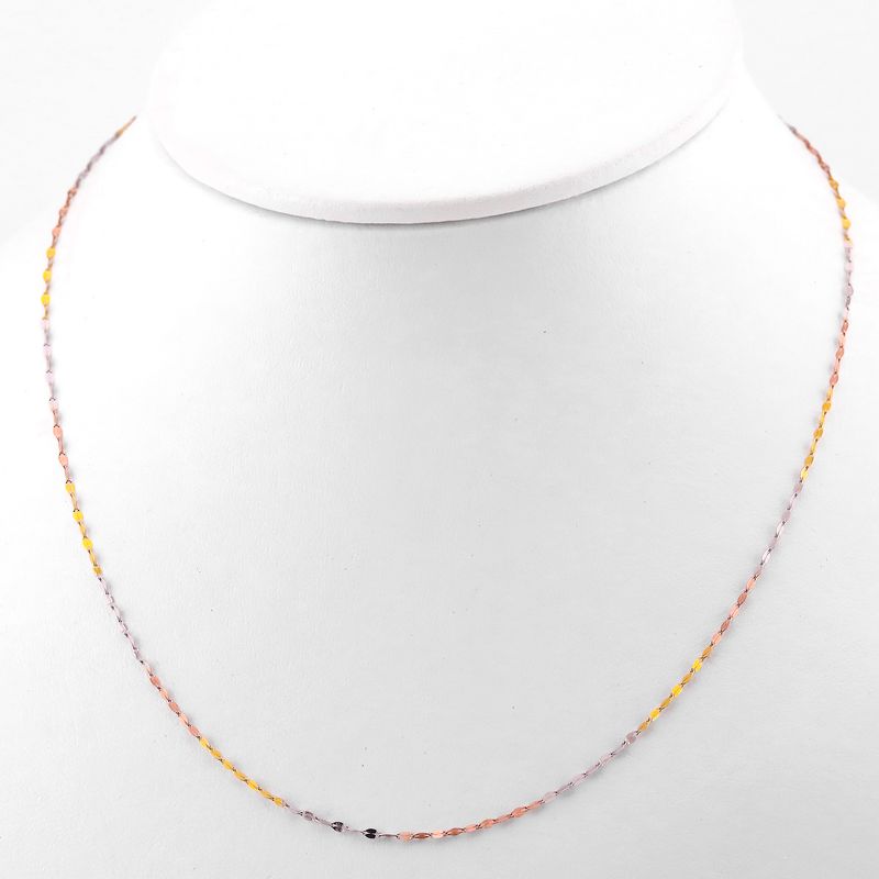 Cadena Granito De Café Tns 14k 0.9g 55cm