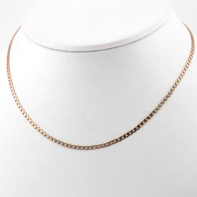 Cadena Eslabon Diamant. 14k 4.2  50cm