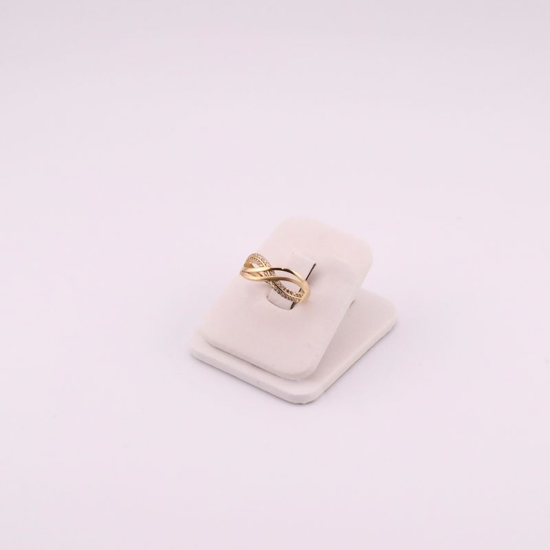 Anillo Enlazado C/p Bcas 14k 1.8g #7