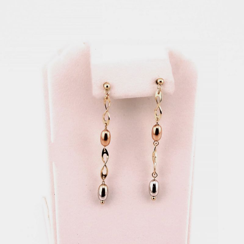 Artes Largos Borlas /inf. Tnos 14k 2.6g