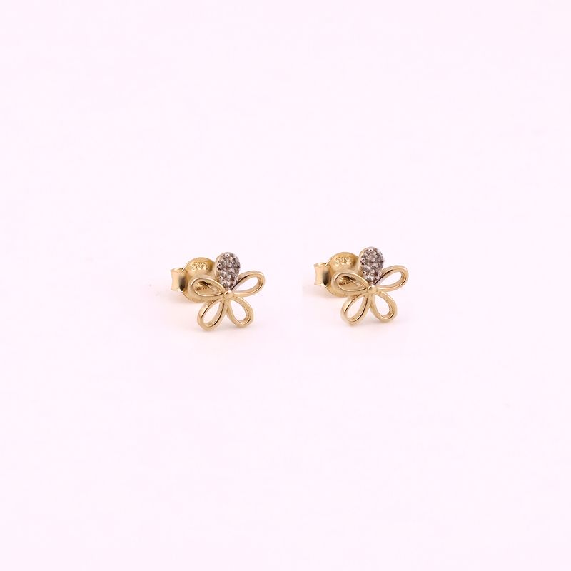 Aretes Margarita C/p Bca 14k 1.1g