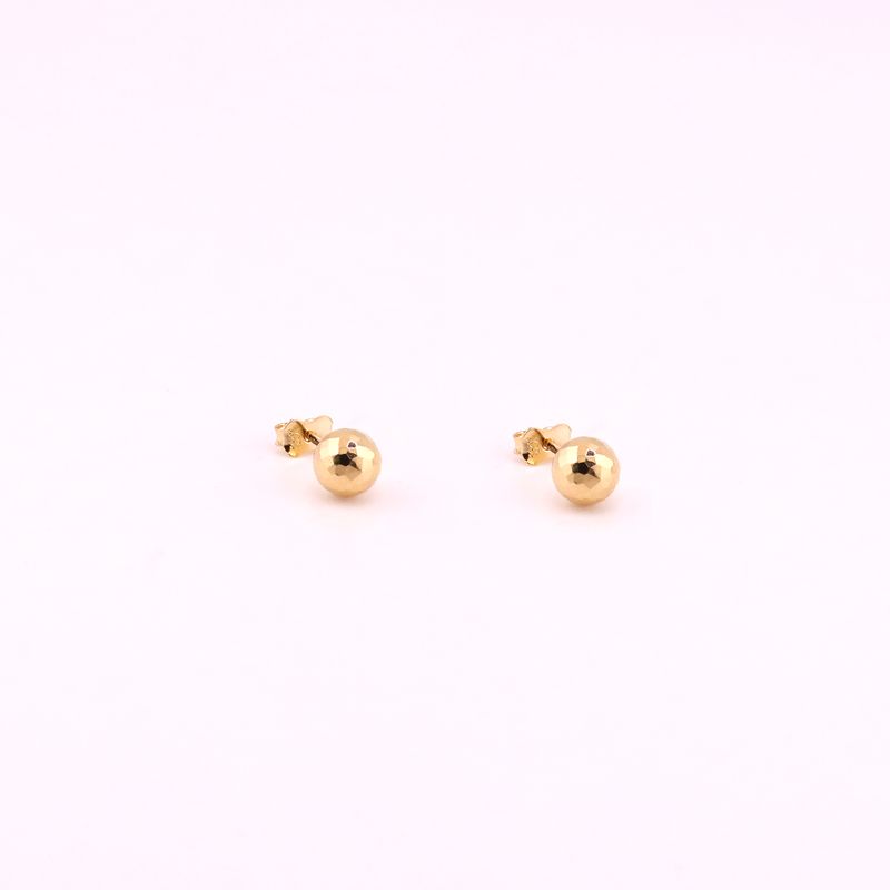 Aretes Esfera Relim. 14k 1.1g