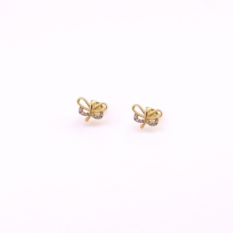Aretes Libelula C/p  14k 1.4g