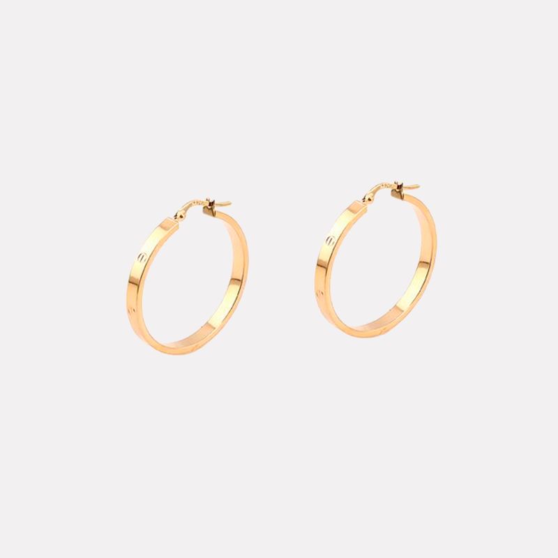 Arracadas Tipo Cartier Gdes. 14k 2.4g