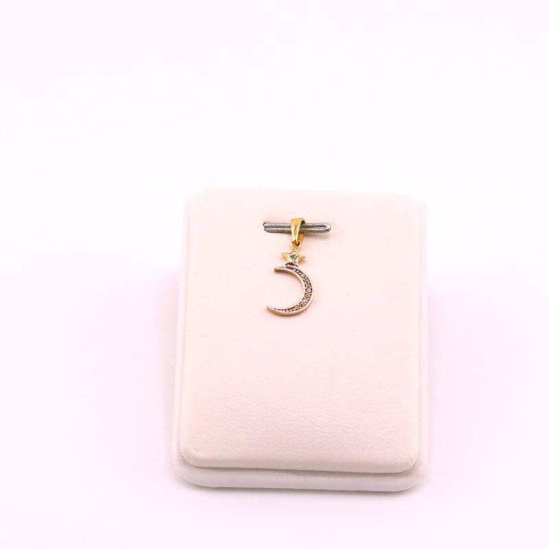 Dije Luna C/p Bcas  14k 0.7g