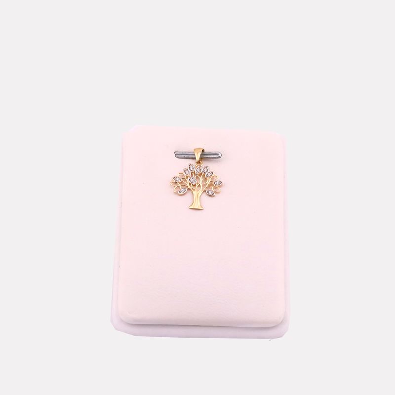 Dije Arbol De La Vida C/p Bcas 14k 0.7g