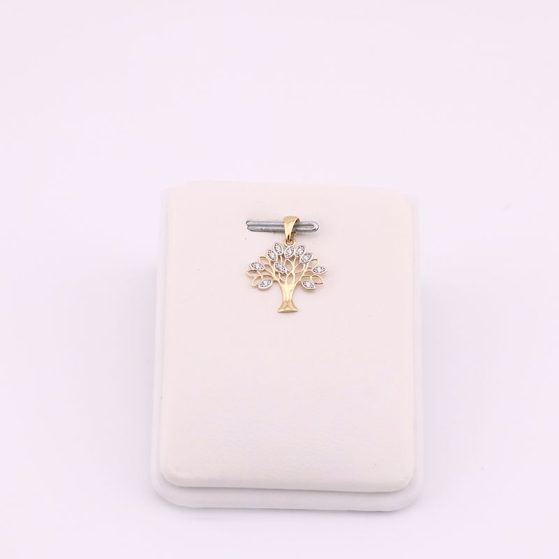 Dije Arbol De La Vida C/p Bcas 14k 0.7g