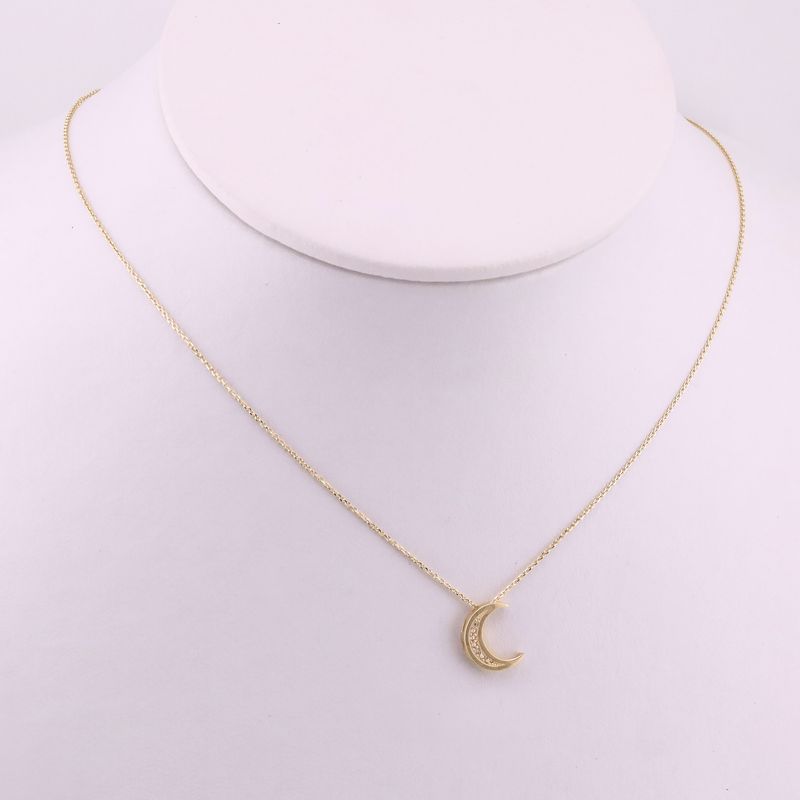 Garagantilla Luna C/p 14k 1.9g