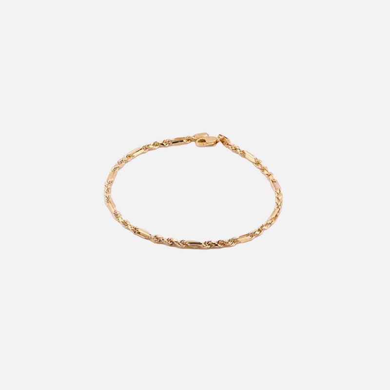 Pulso Figaro 14k 3.4g 21cm