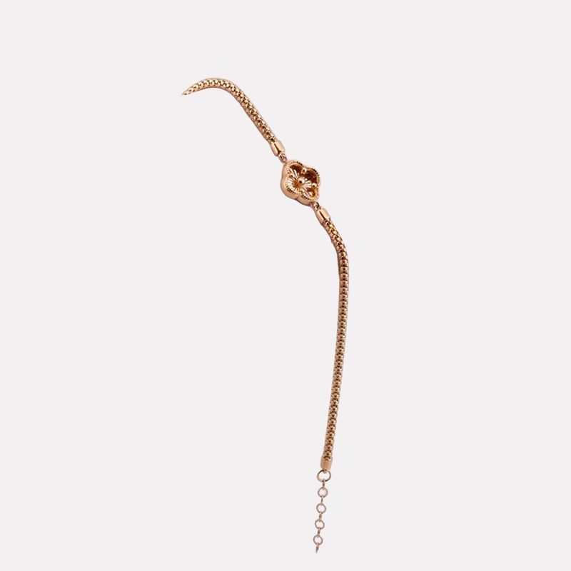 Pulsera Trebol 14k 4.1g 18cm