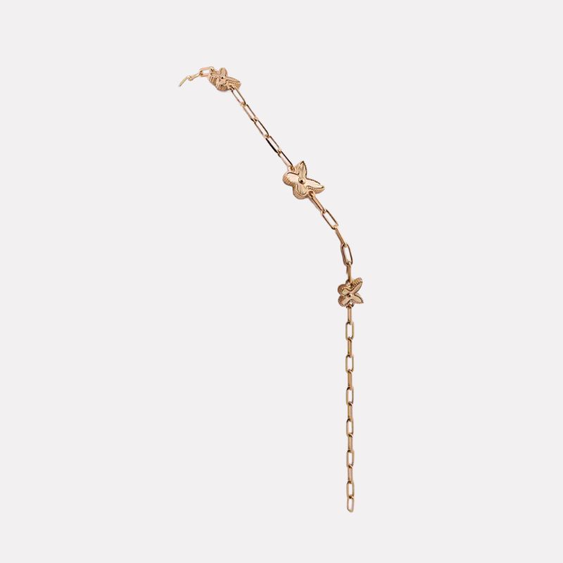 Pulsera Mariposa Relim. 14k 2.7g 17cm