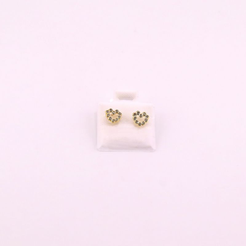 Broqueles Corazon Pp Med 10k 0.2g