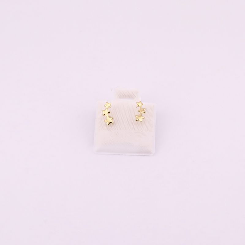 Broqueles Estrellas Cnstela 10k 0.2g