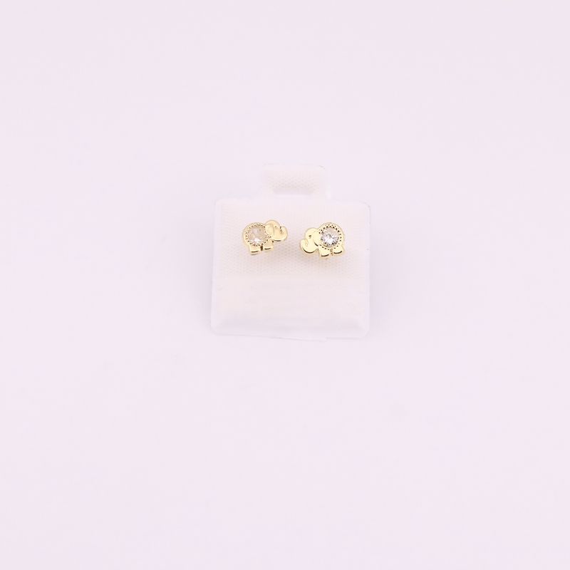 Broqueles Elefante Bol 10k 0.4g