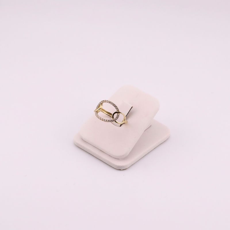 Anillo Circ. Doble C/p 10k 1.6g #8