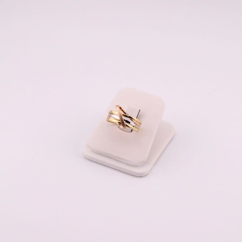 Anillo Lineas 10k 2.3g #7