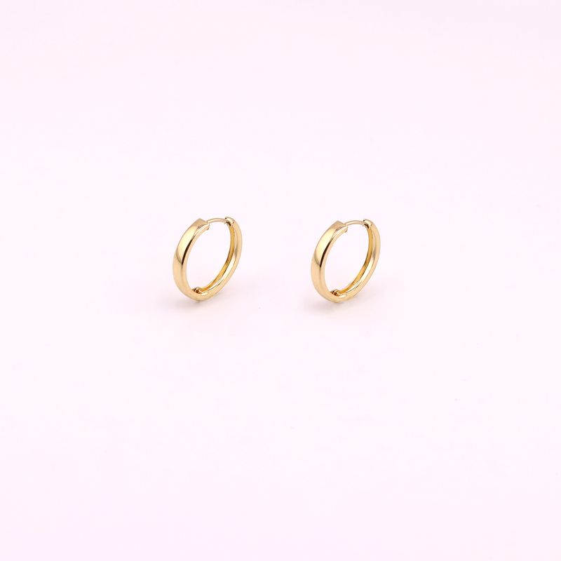 Aretes Huggies Lisa  10k 1.6g