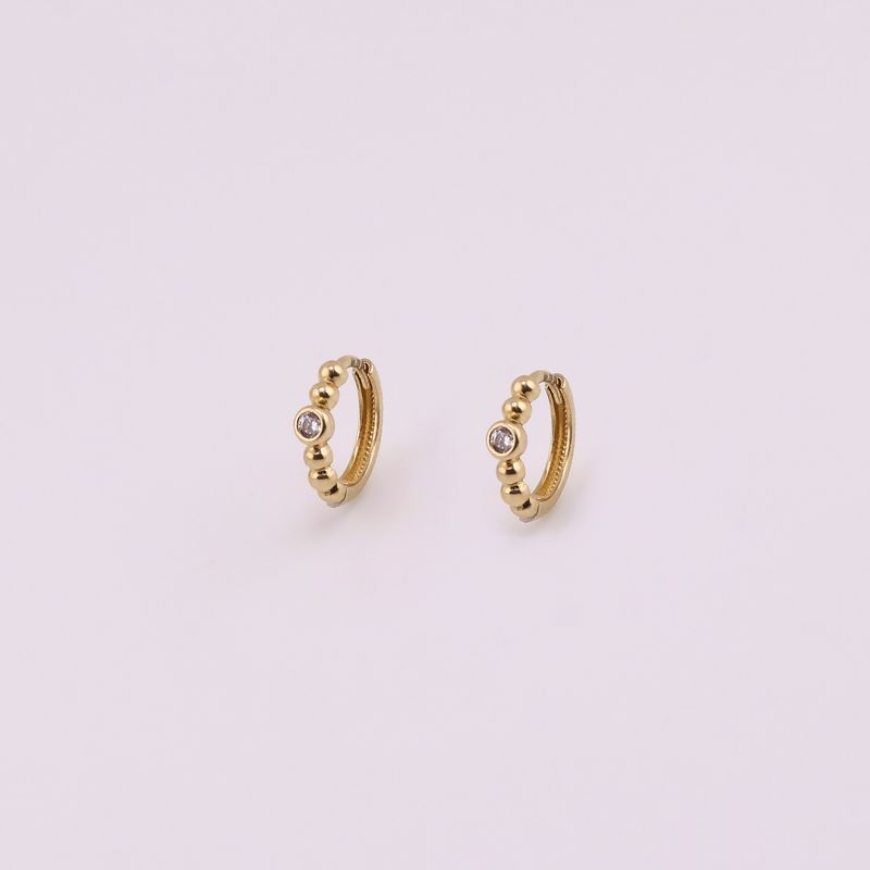 Aretes Huggies Borlas 10k 1.7g