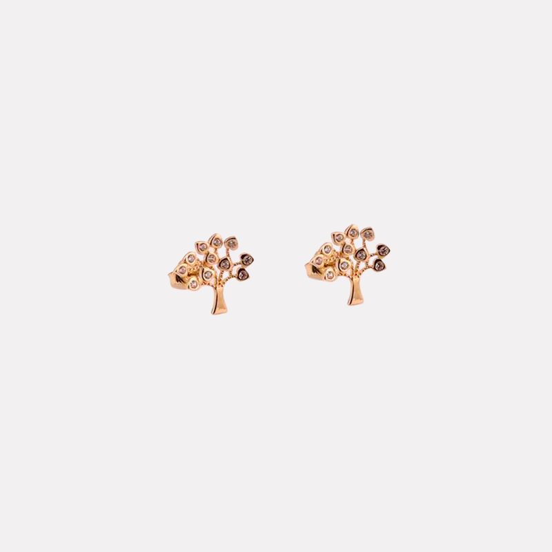 Aretes Arbol De La Vida C/p 10k 0.7g