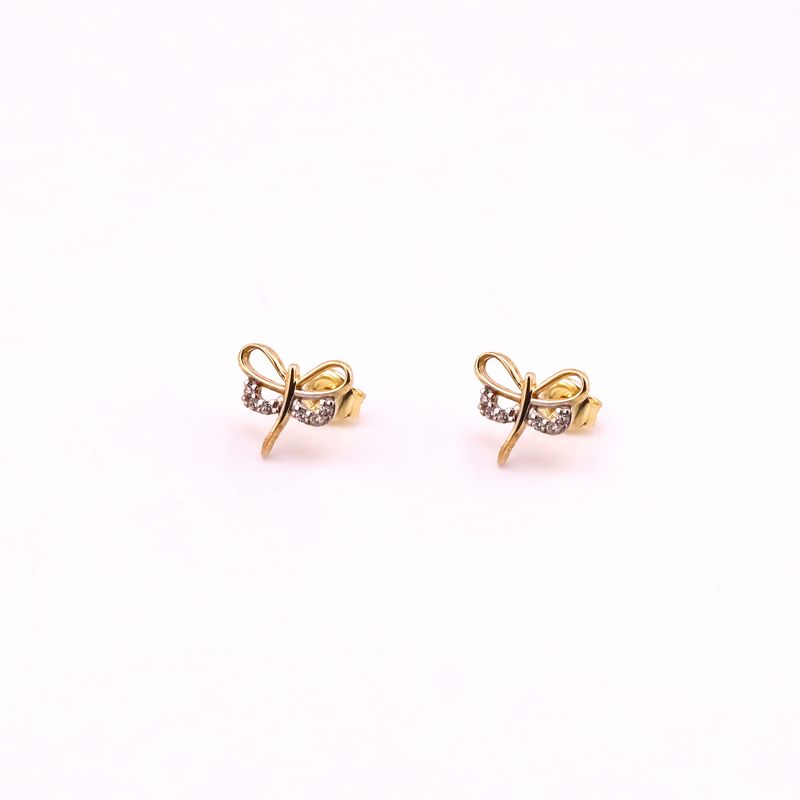 Aretes Libelula C/p 10k 1.2g