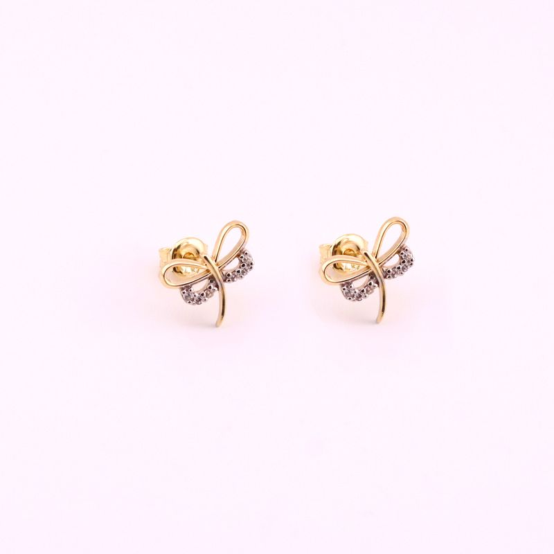 Aretes Libelula C/p 10k 1.2g